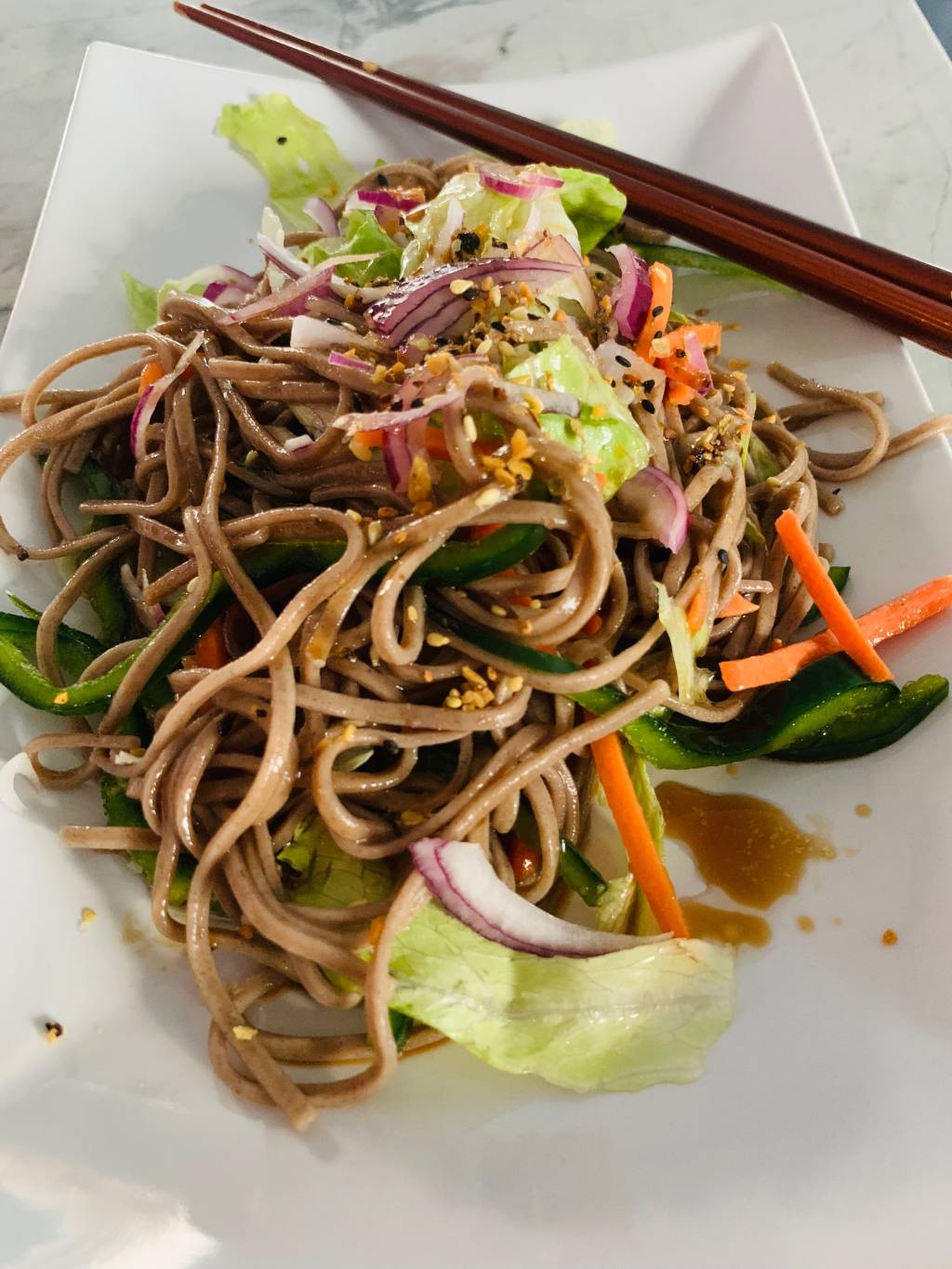 Cold Soba Noodle Salad