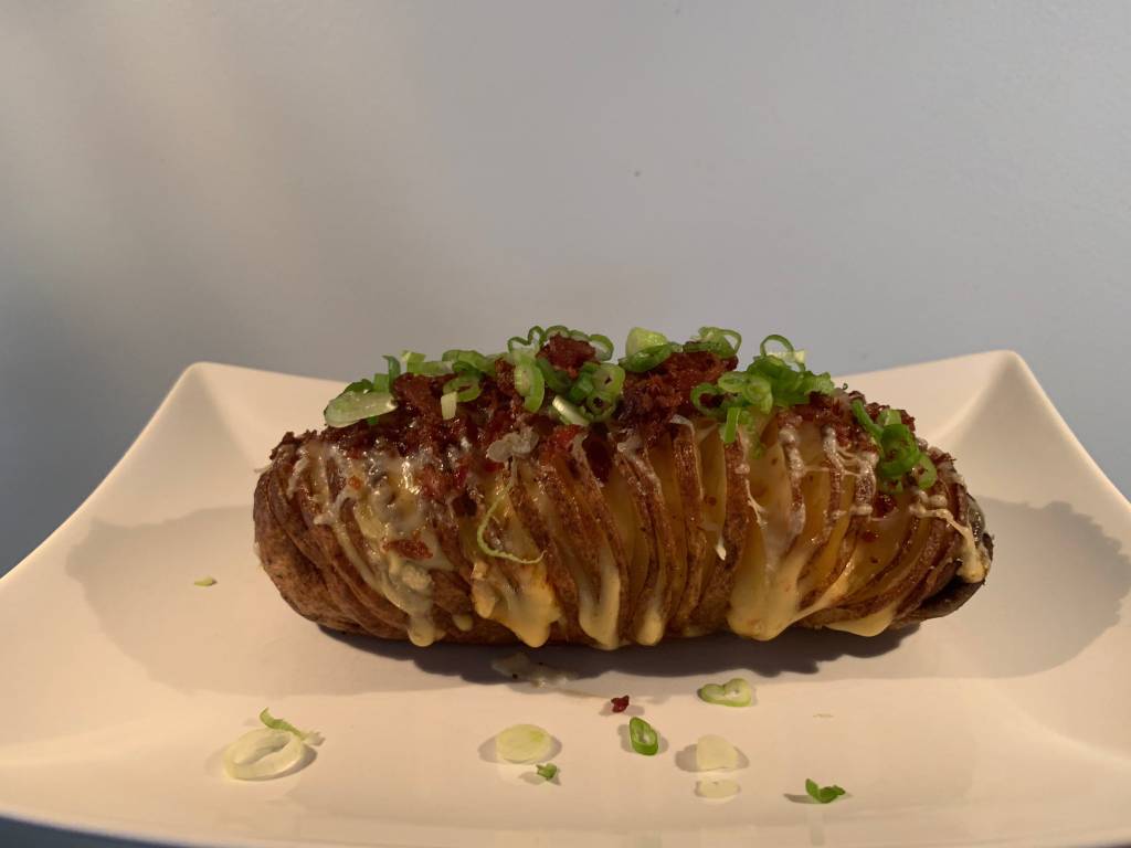 Cheesy Hasselback Potatoes