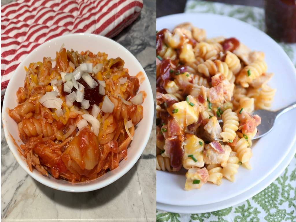 Monterey BBQ Pasta - Mine vs Mel's